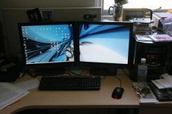 my monitor setup